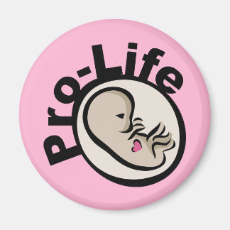 Imã Design de Feto Pro-Life