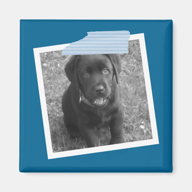 Imã Design de Fita Personalizada e Quadro de Foto (Frente)