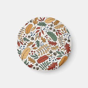 Imã Design de Folha de Folha de outono