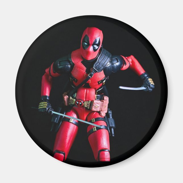 Imã design de fotografia de um brinquedo de pop (Frente)