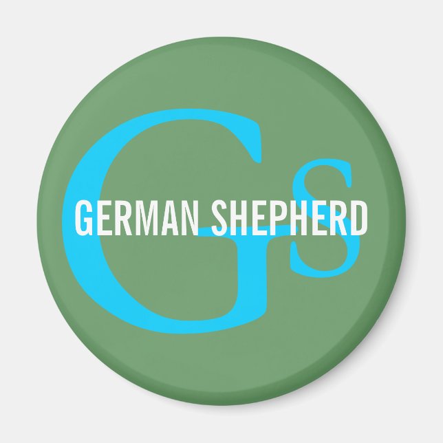 Imã Design de german shepherd de Raça de  (Frente)