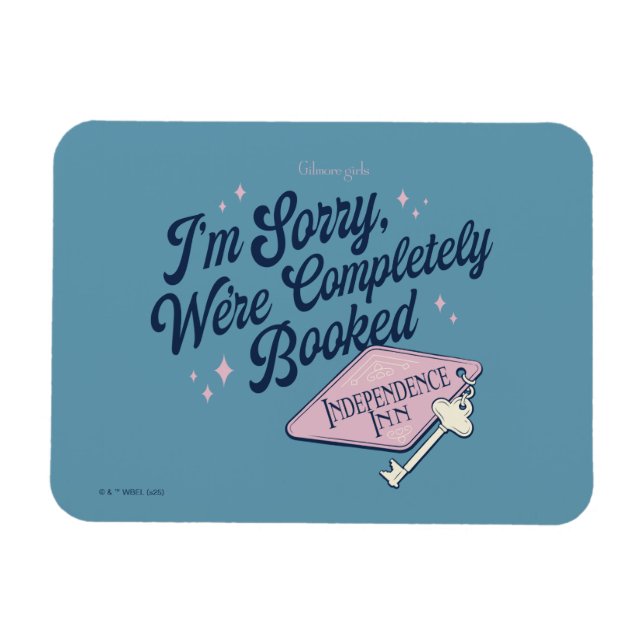 Ímã Design de Gilmore Girls Completamente Reservado (Horizontal)