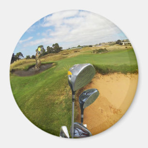Imã Design de Golfe Australiano Engraçado, Magnet