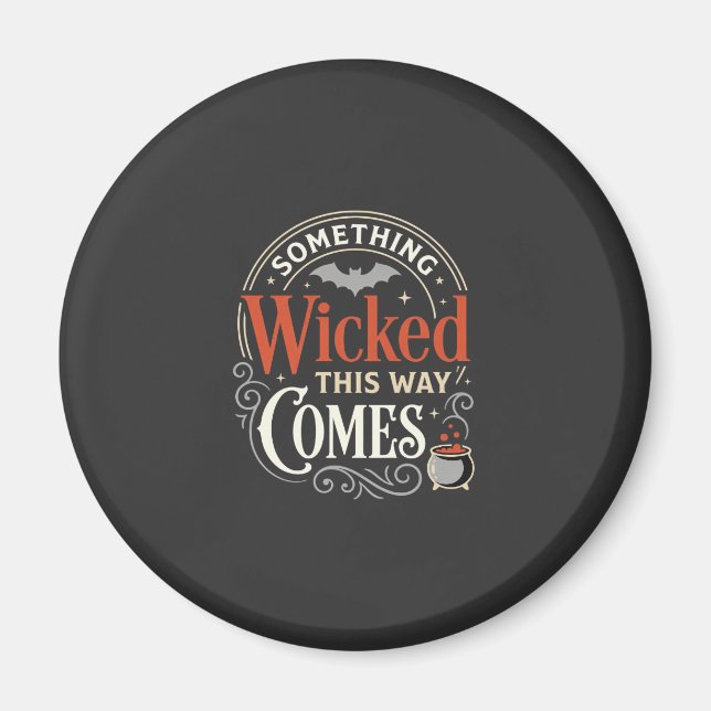 Imã Design de Halloween Wicked This Way Comes_1 (Frente)