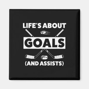 Imã Design de Hockey no Gelo para Jovens Meninos, a Vi