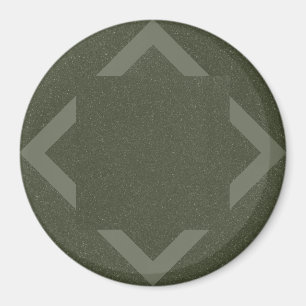 Imã Design de Ímã Chevron Verde Musgo