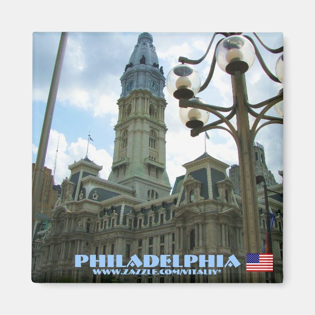 Imã Design de ímã de fotografia Philadelphia (Frente)