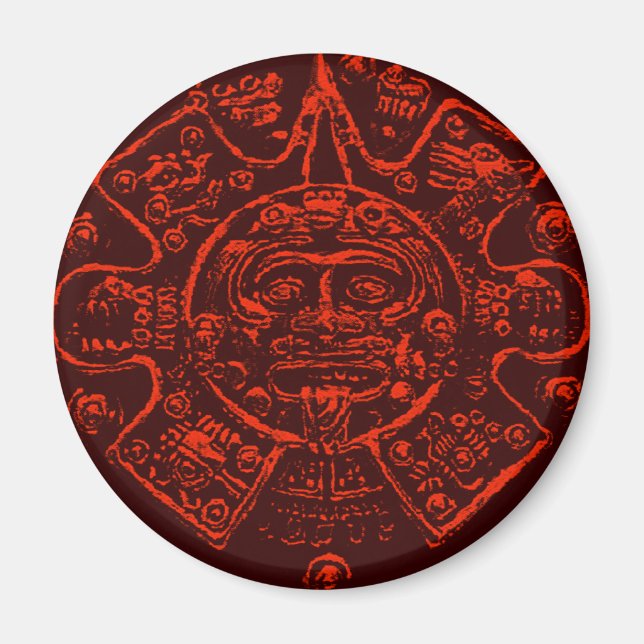 Imã Design de Imagem do Calendário Mayan (Frente)