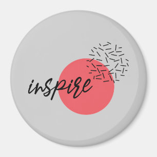 Imã design de inspiração divertida, bonita, moderna 
