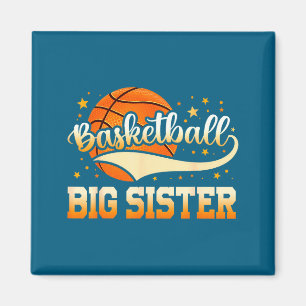 Imã Design de Irmã Mais Velha de Basquete