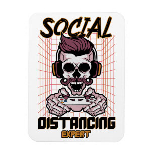 Ímã Design de jogos especialista em distanciamento soc