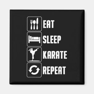 Imã Design De Karate Engraçado Para Homens Mulheres Co