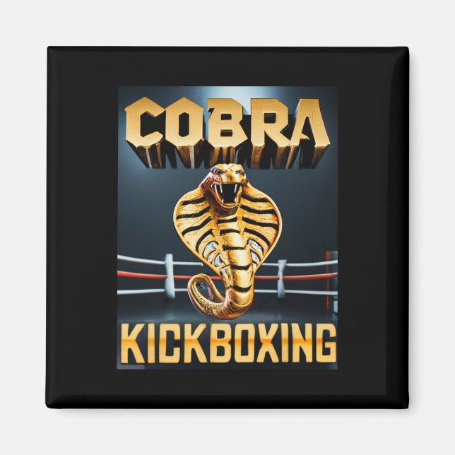 Imã Design de Kickboxing Cobra Por Don Castillo  (Frente)