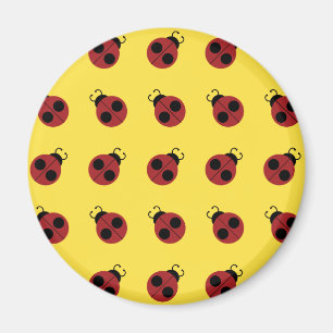 Imã Design de Ladybug Colorido