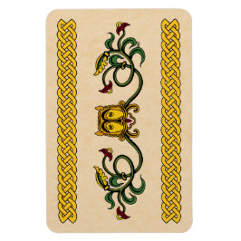 Ímã Design de Leão Medieval