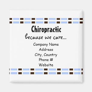 Imã Design de Link Azul