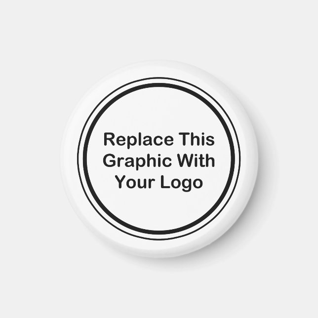 Imã Design de logotipo da empresa (Frente)