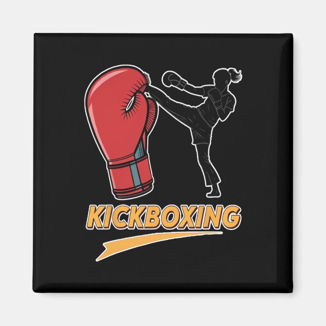 Imã Design de Luvas de Boxe Kickboxing Únicas (Frente)