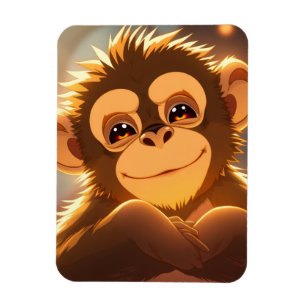 Ímã Design de Macaco