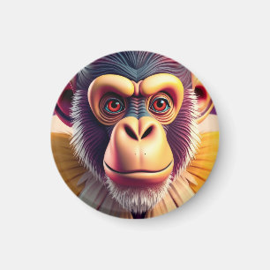 Imã Design de Macaco