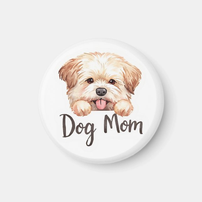 Imã Design de Mãe de Cachorro Fofo (Frente)