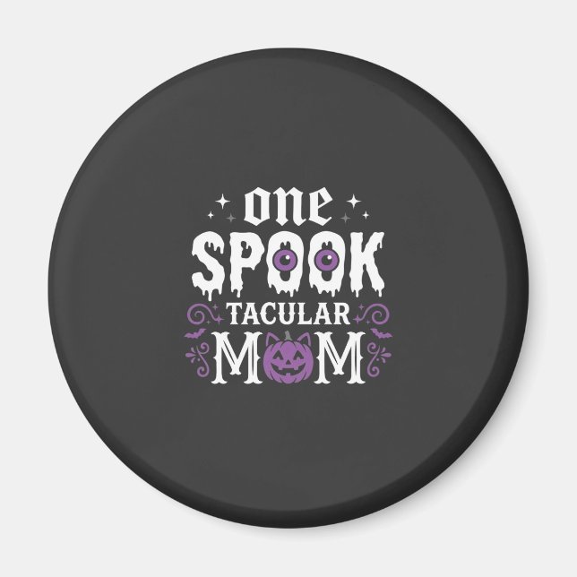 Imã Design de Mãe Espetacular de Halloween_1 (Frente)