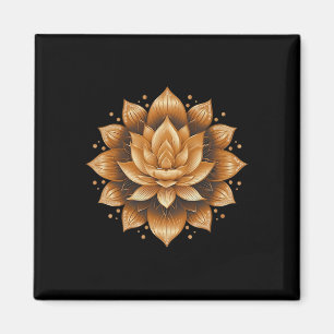 Imã Design de Mandala de Meditação Yoga.