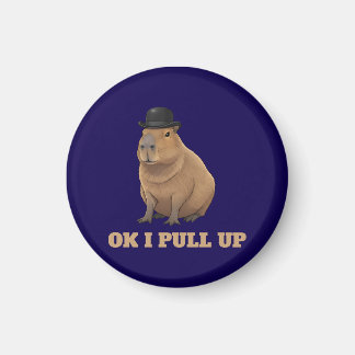 Imã Design de meme de capivara engraçado e moderno