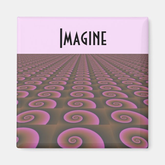 Imã Design de Motivação de Pensamento Criativo (Frente)