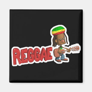Imã design de música reggae