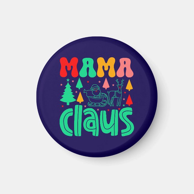 Imã Design de Natal de Mama Claus-60097 (Frente)