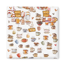 Design De Óculos Lindos, Bules De Chá, Xícaras & M