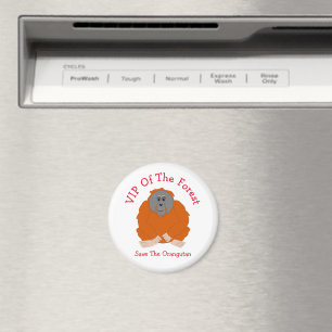 Imã Design de Orangutan Personalizado