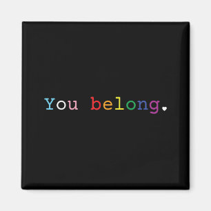 Imã design de orgulho gay com suporte LGBT e respeite 