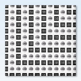 Imã Design de padrão de logotipo geométrico 2