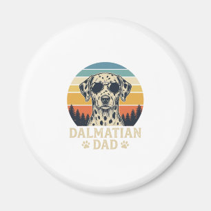 Imã Design de Pai Dalmatiano Antigo Amante de Cães_1