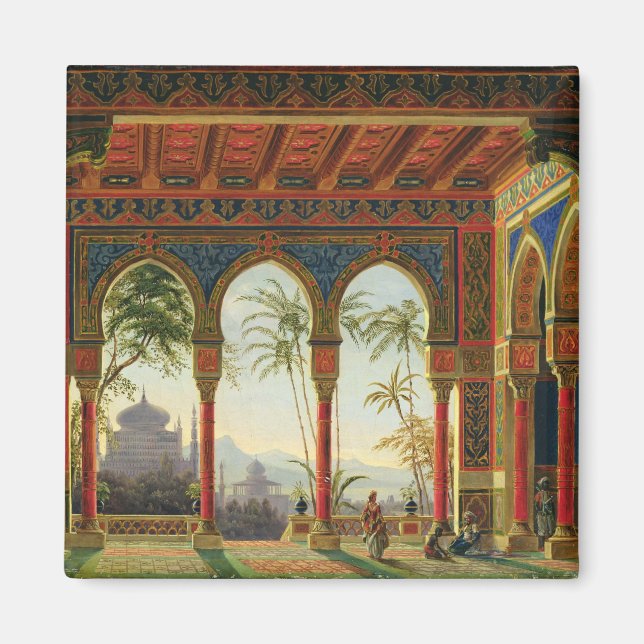 Imã design de palco para a ópera "Ruslan e Lyudmila" (Frente)