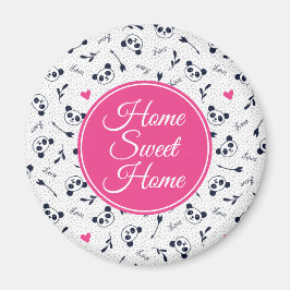 Imã Design de Panda Bonita.