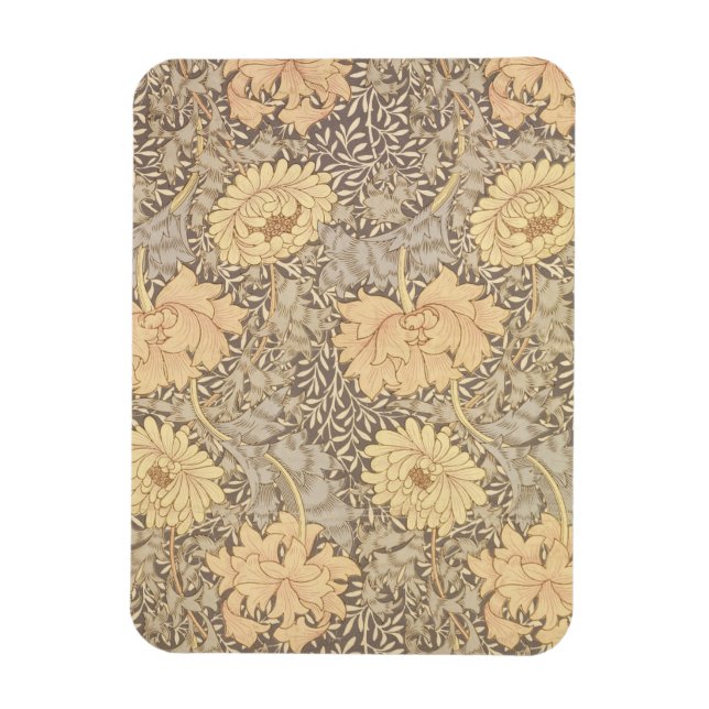 Ímã design de papel de parede 'Chrysanthemum', 1876 (Vertical)
