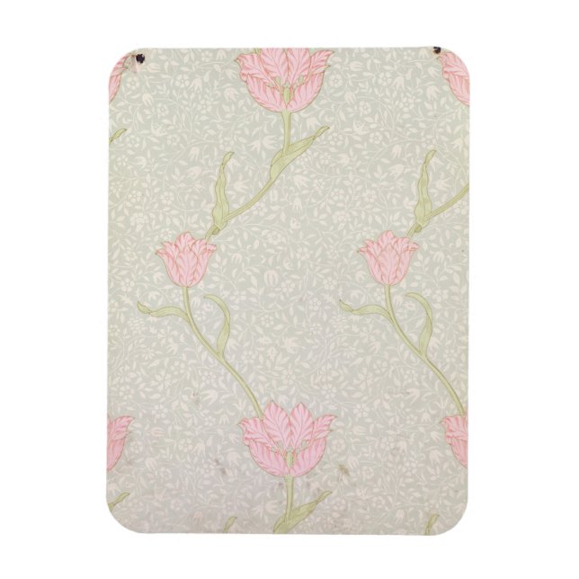 Ímã design de papel de parede 'Garden Tulip', 1885 (Vertical)