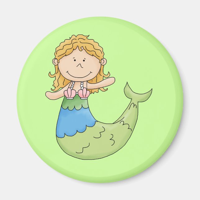 Imã Design de Peixe-Moça Loura-Bonita (Frente)