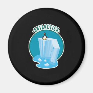 Imã design de pinguim antártico