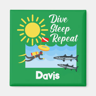 Imã Design de Repetição de Repouso do Dive - Magnet Qu