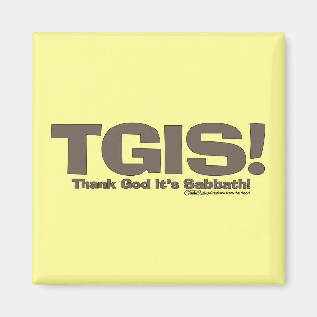 Imã Design de Sabá TGIS (Frente)
