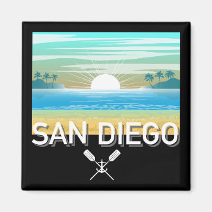 Imã Design de San Diego - Magnet Quadrado