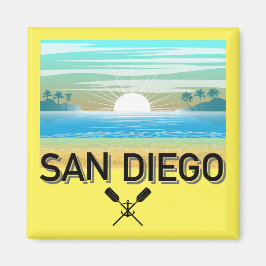 Imã Design de San Diego - Magnet Quadrado
