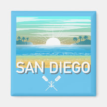 Design de San Diego - Magnet Quadrado