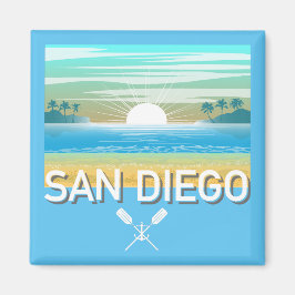 Imã Design de San Diego - Magnet Quadrado