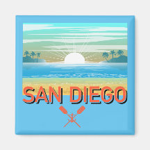 Design de San Diego - Magnet Quadrado