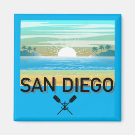 Imã Design de San Diego - Magnet Quadrado